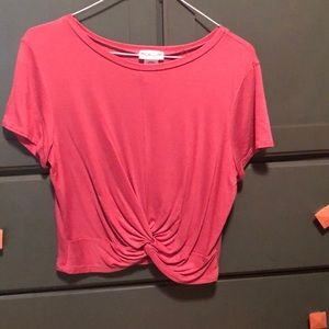 Crop shirt size large